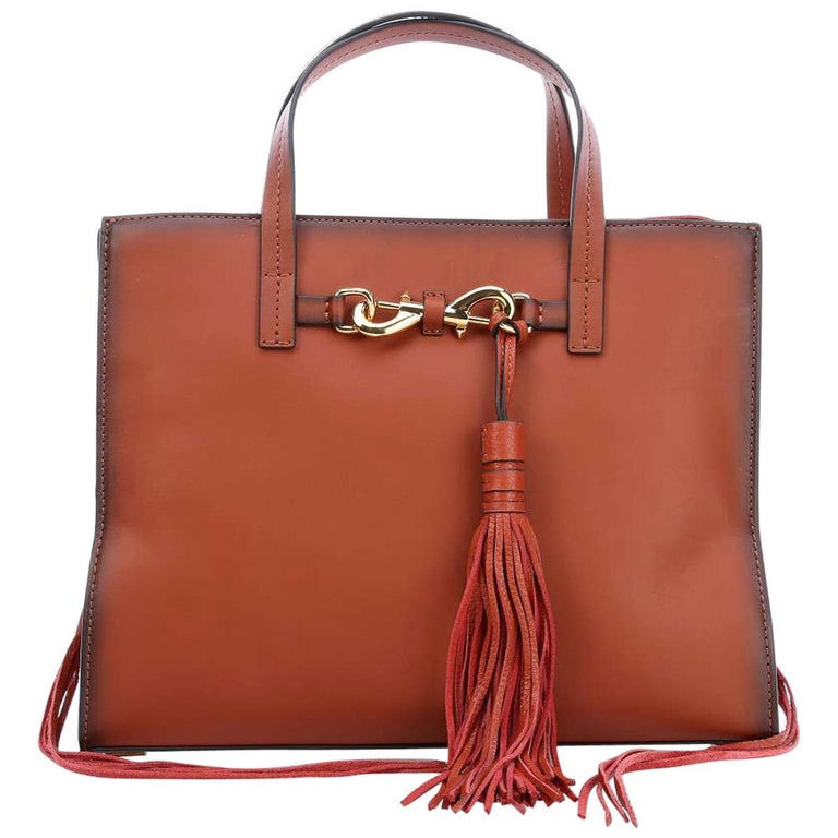 Hermes Herbag Cabas Toile and Leather MM at 1stDibs