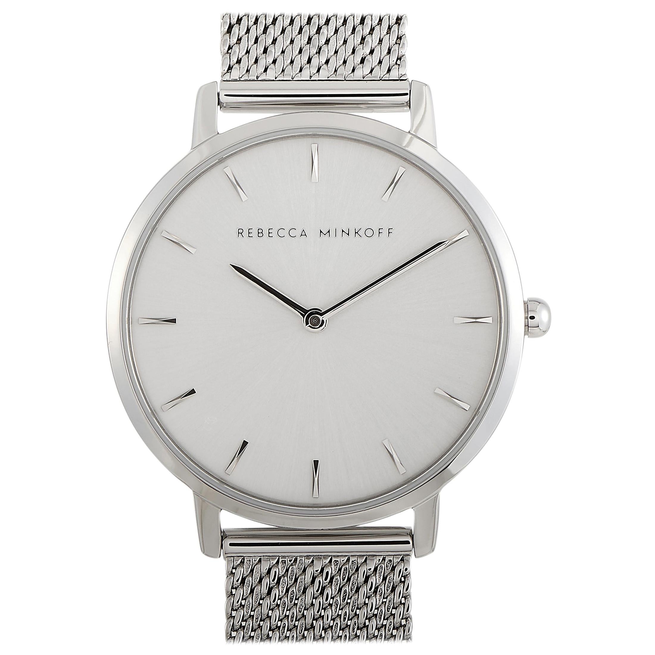 Rebecca Minkoff Major Silver-Tone Watch 2200345
