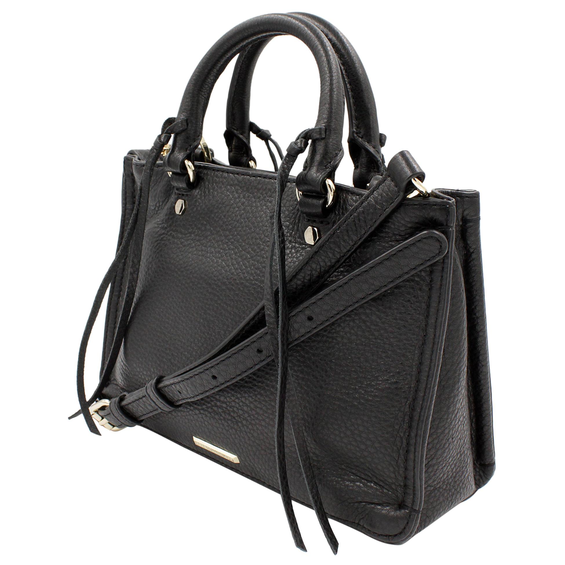 Rebecca Minkoff Hook Up Ladies Small Black Leather Shoulder Bag HSP7GHUX24-001 
