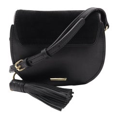 Rebecca Minkoff Mini Suki Crossbody Leather Suede Black Womens Bag HH16IUSX99