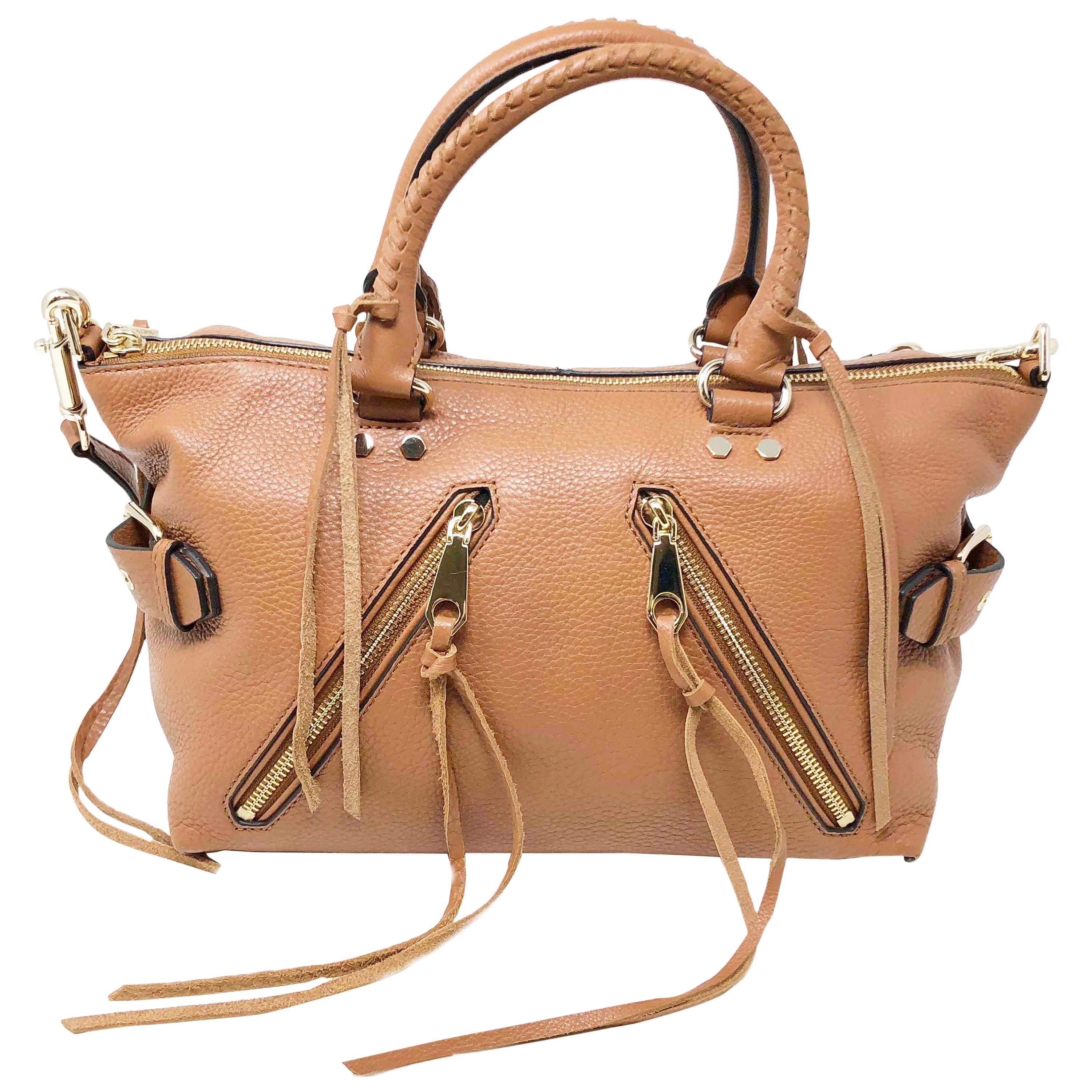 Rebecca Minkoff Moto Almond Brown Leather Satchel Ladies Tote Purse  HF16LMOS26 For Sale at 1stDibs | rebecca minkoff purses, rebecca minkoff  moto satchel, rebecca minkoff brown bag