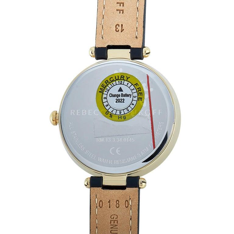 Women's Rebecca Minkoff Nina Gold-Ion Plated Watch 2200401