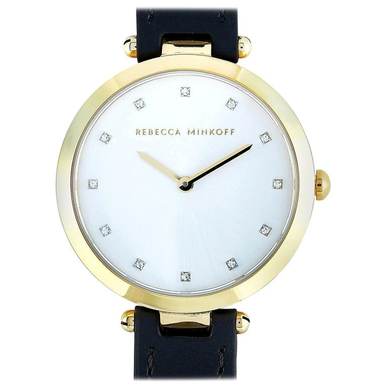 Rebecca Minkoff Nina Gold-Ion Plated Watch 2200401