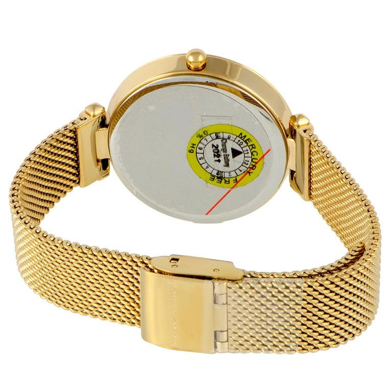 Women's Rebecca Minkoff Nina Gold-Tone Mesh Bracelet Watch 2200300
