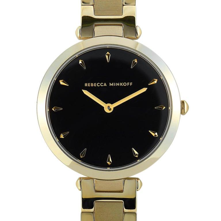 Women's or Men's Rebecca Minkoff Nina Gold-Tone Watch 200277