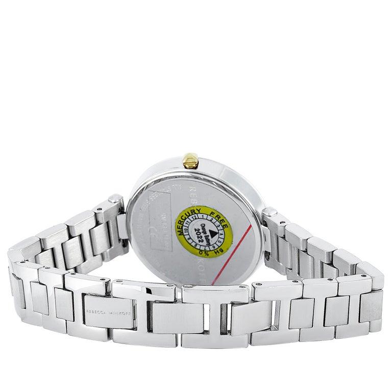 Women's Rebecca Minkoff Nina Silver-Tone Bracelet Watch 2200276