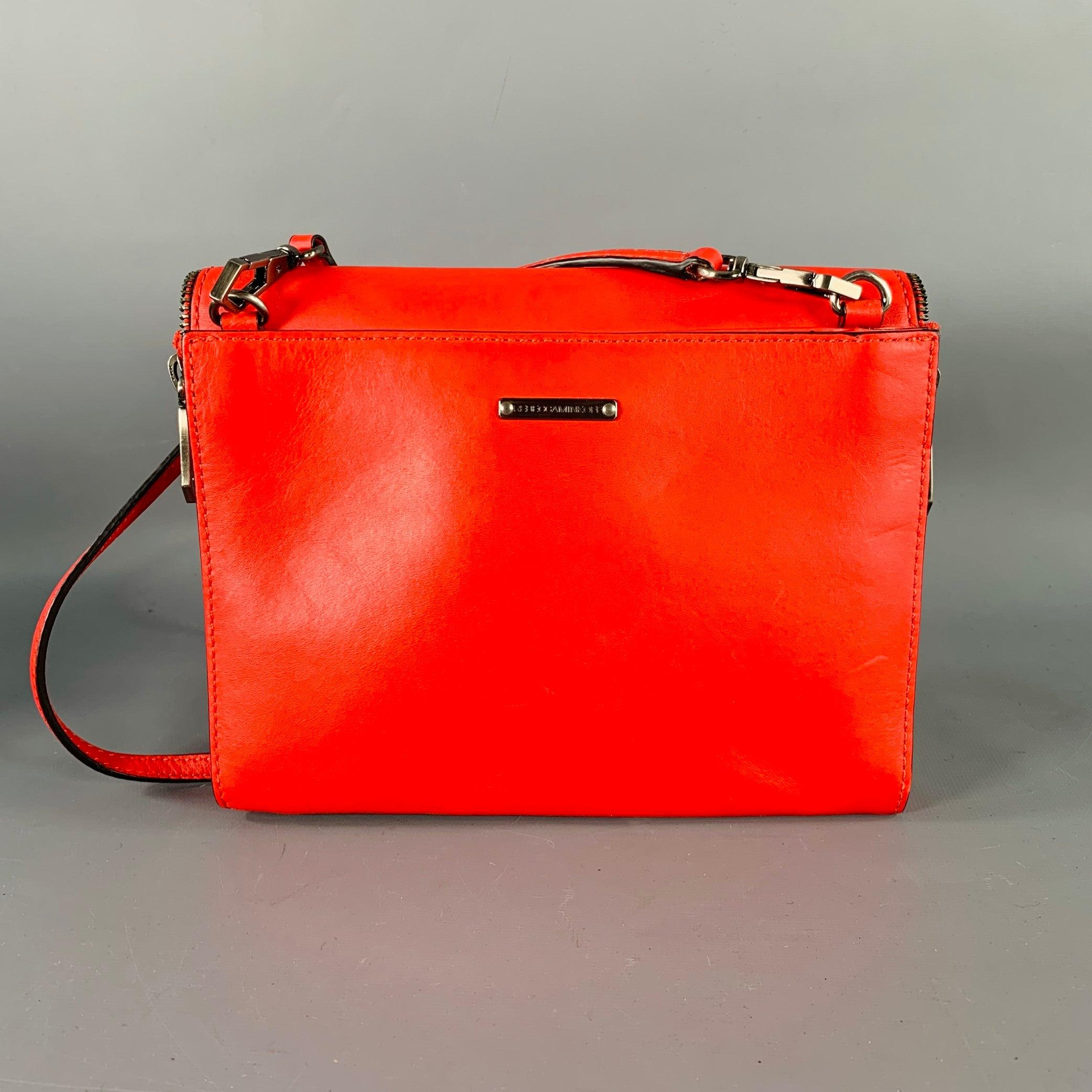 REBECCA MINKOFF Bolso cruzado de piel roja con solapa Rojo en venta