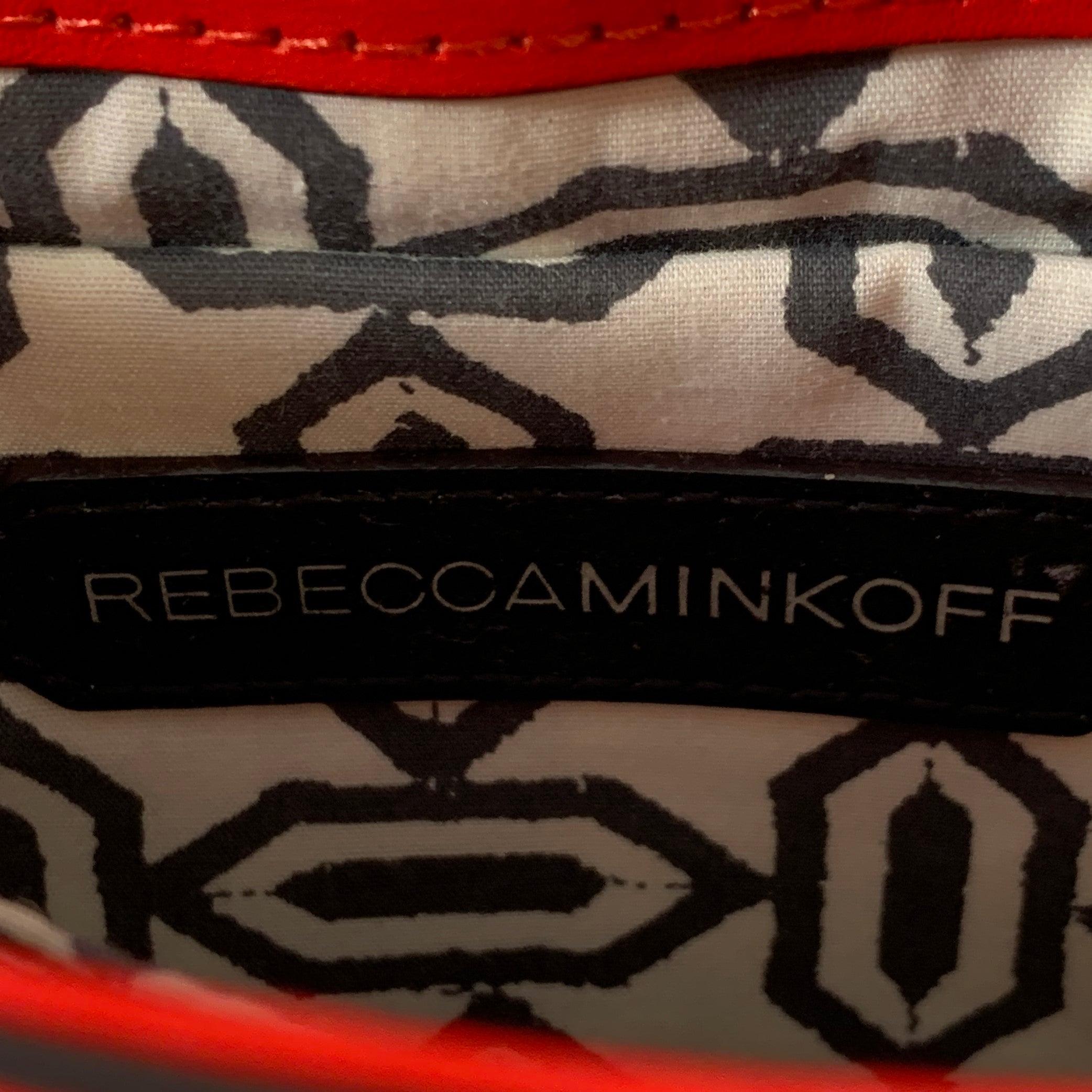 REBECCA MINKOFF Bolso cruzado de piel roja con solapa en venta 3