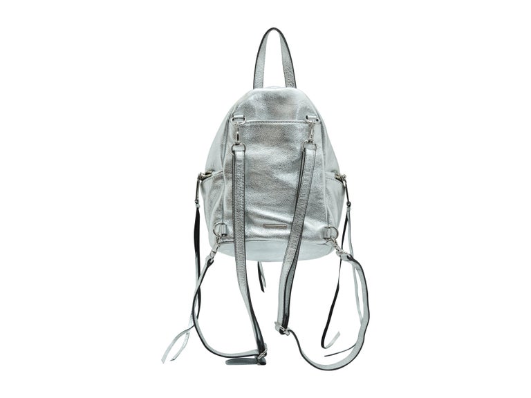 Rebecca Minkoff Metallic Silver Leather Backpack Rebecca Minkoff | Bags | Rebecca Minkoff Metallic Silver  main image 4