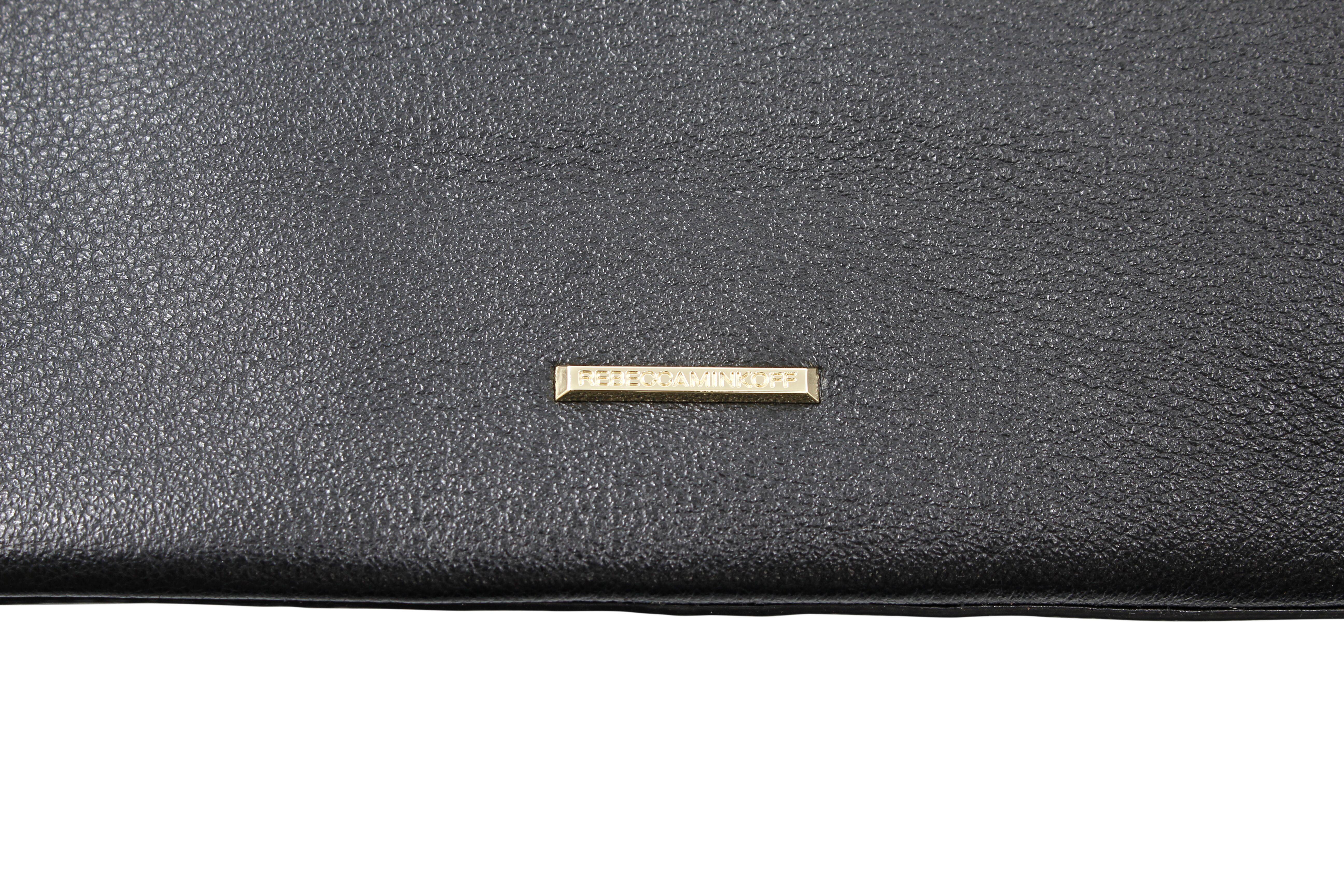 Rebecca Minkoff Tassel Isobel Hobo Black Leather Ladies Tote Bag HS16IMOH13 In New Condition In New York, NY