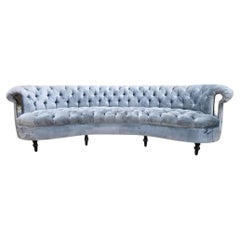 Rebecca Mirrored Tufted Sofa