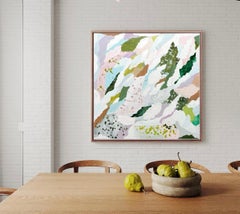 «Petal Theory», pintura abstracta contemporánea, cuadro original