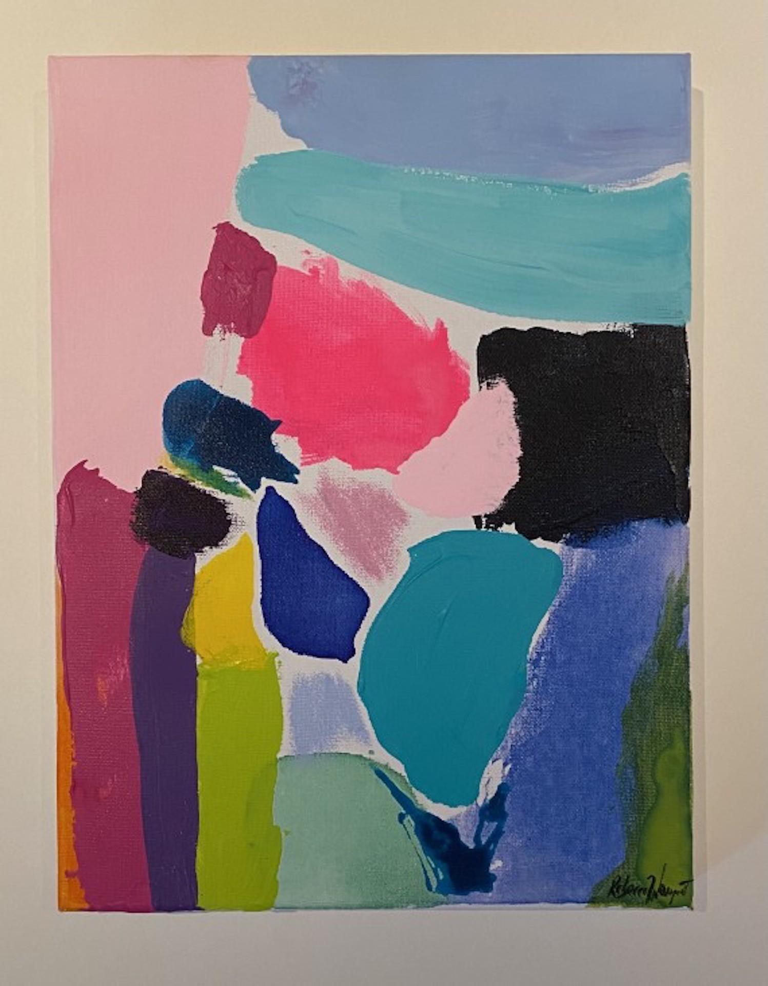 Rebecca Newport, Granada, Pintura abstracta contemporánea, Arte asequible en venta 2
