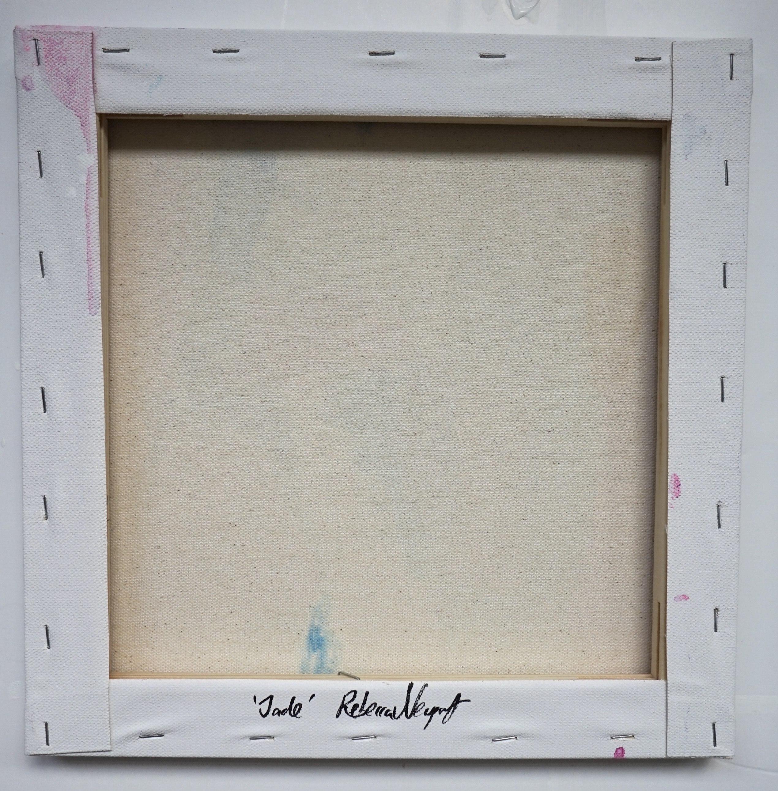 Rebecca Newport, Jade, peinture abstraite contemporaine, art abordable en vente 3