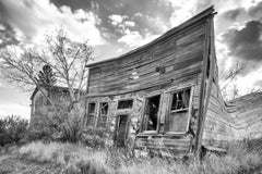 "Alkabo I", Contemporary Landscape, North Dakota, Black and White Photograph