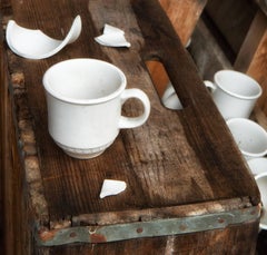 "Break", Contemporary, Abandoned China Factory, Industrial, Color Photograph