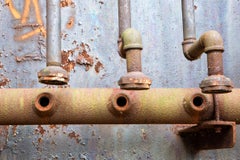"Disconnected", Contemporary, Industrial, Steel Factory, Color Photograph, 2018