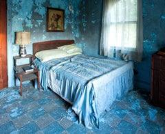 "House of Blues", Contemporary, Interior, Bedroom, Vintage, Color Photograph