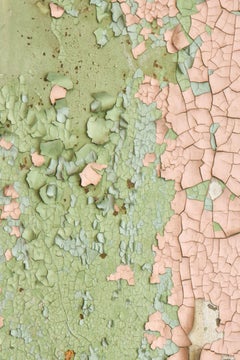 "Power", Contemporary, Peeling Paint, Pink, Green, Switch, Color Photo, Print