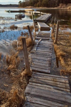 "Reflection", Landscape, New England Seascape, Metal Print, Color Photograph
