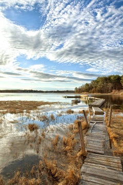 "Reflection", landscapes, New England, seascape, metal print, color photograph