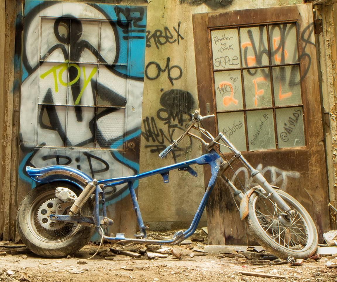 graffiti motorcycle