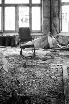 "Sculpted", Contemporary, Interior, Architecture, Black and White Photograph