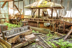 "The Day the Music Died", Contemporary, Piano, Industrial, Color Photograph