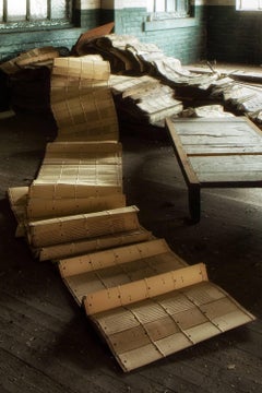 "Unravel", Abandoned Factory, Industrial, Metal Print, Color Photograph, 2016