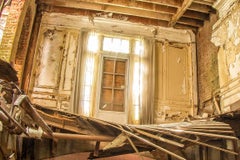 "Inestable", Contemporáneo, Arquitectónico, Abandonado, Rosa, Fotografía en color