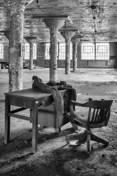 "Espacio de trabajo", contemporáneo, blanco, negro, fábrica, escritorio, oficina, fotografía