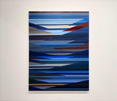 Columbia Gorge #7, Contemporary Acrylic Painting on Canvas