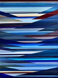 Columbia Gorge #7, Contemporary Acrylic Painting on Canvas