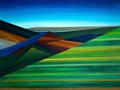 DOG MOUNTAIN - Geometrisch / Landschaft /Bunt