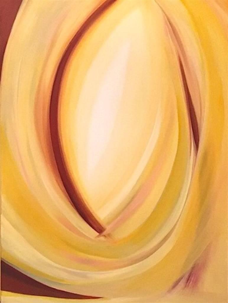 Rebecca Stenn Abstract Painting - Floral Lyricism #3
