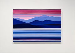 PUGET SOUND - Paisaje abstracto, colorido