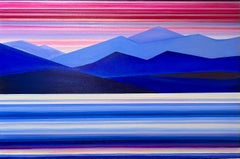 PUGET SOUND - Abstrakte Landschaft, bunt