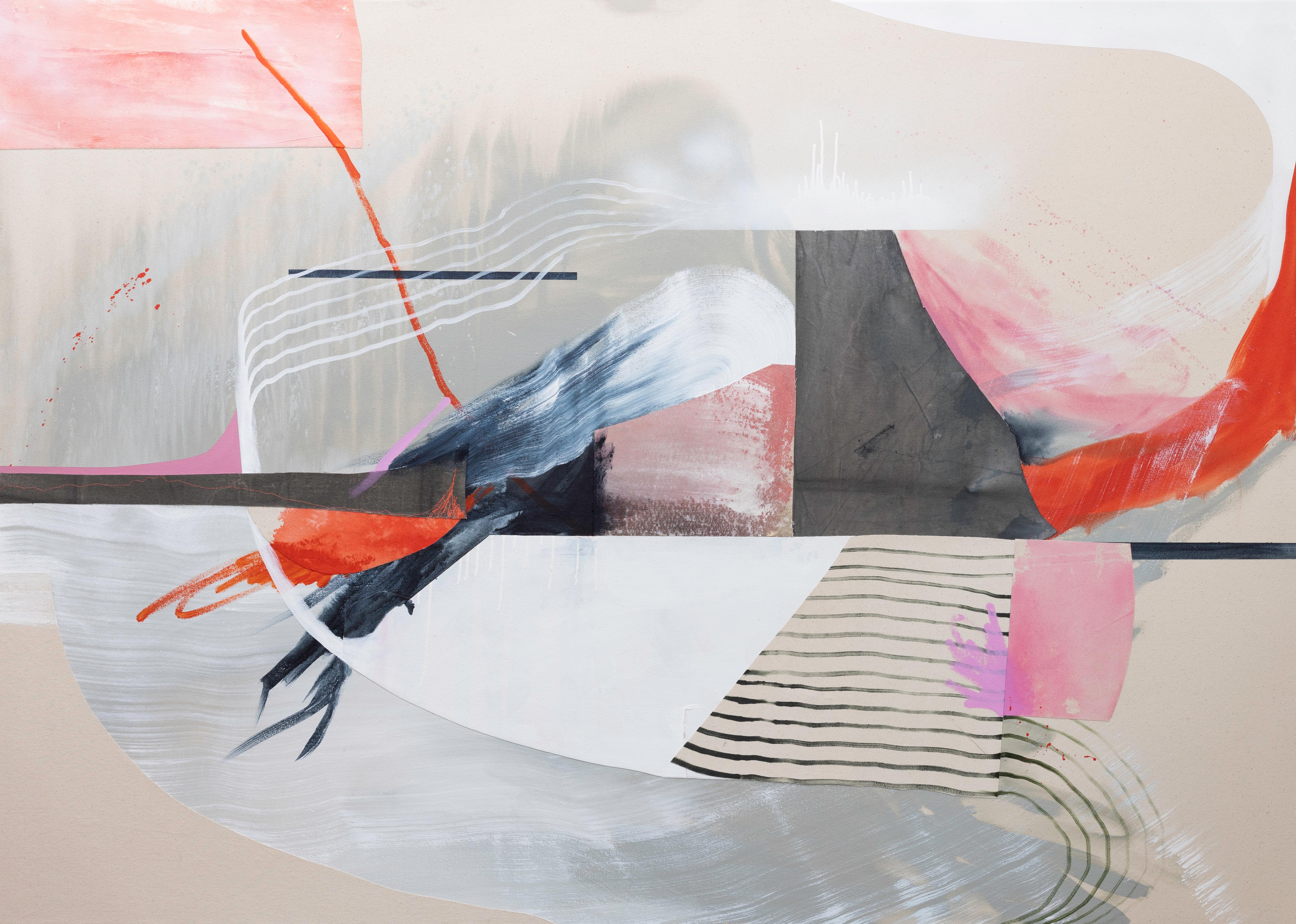 Contemporary Abstract painting, Rebecca Stern, Trailing Traces