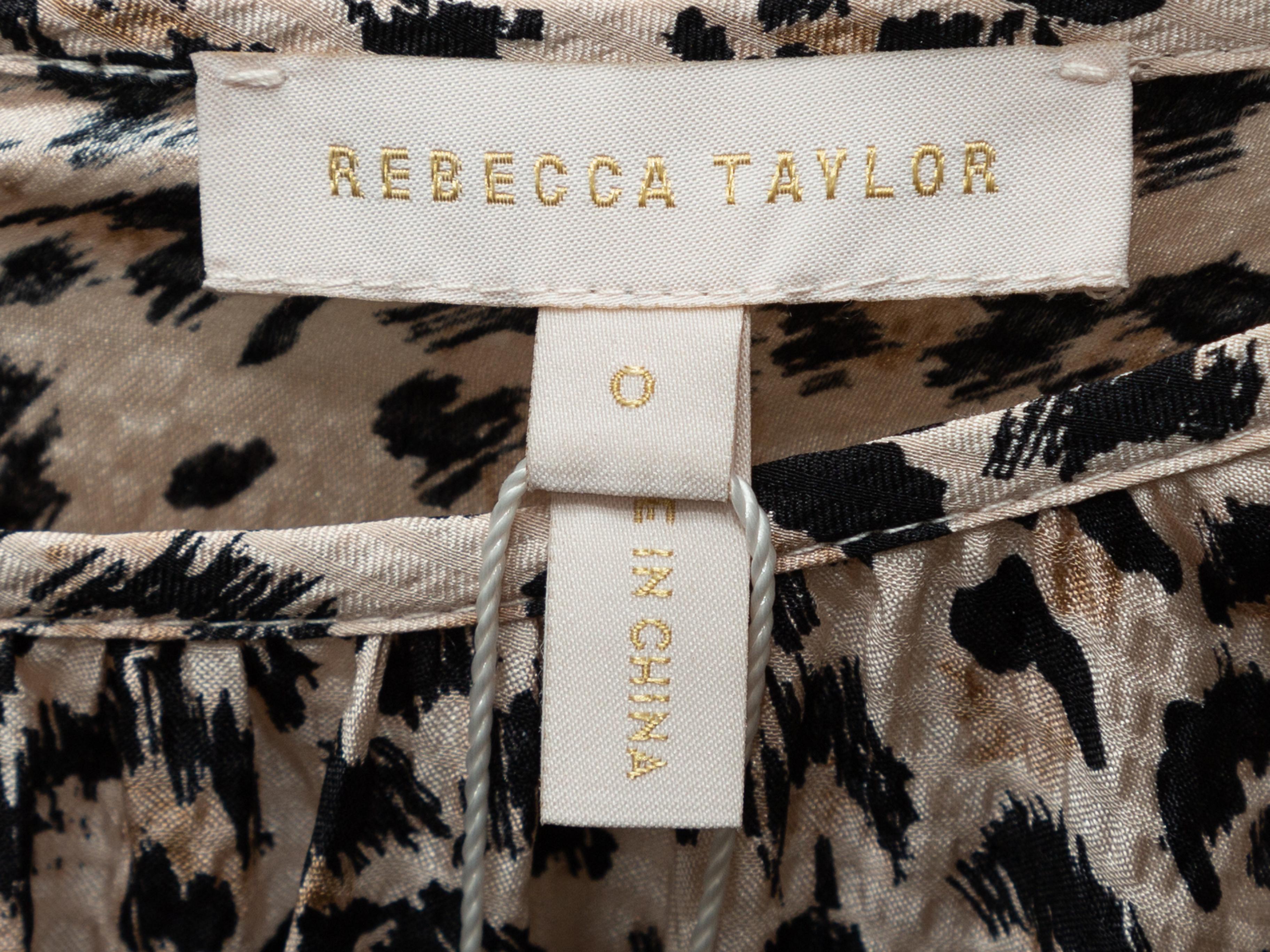 rebecca taylor animal print dress Big 