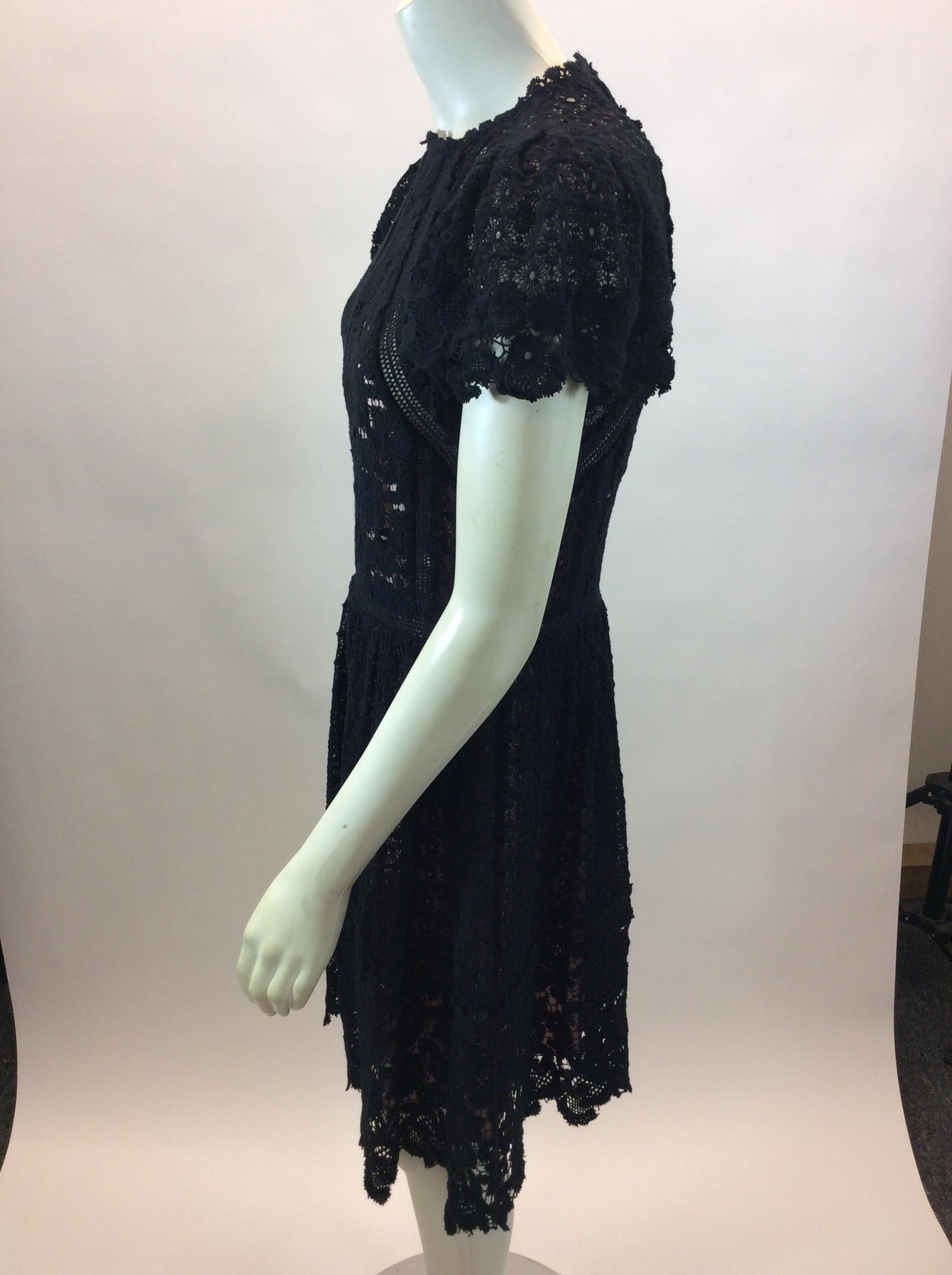 Rebecca Taylor Black Lace Dress NWT
$395
Made in China
100% Cotton
Size 4
Length 36