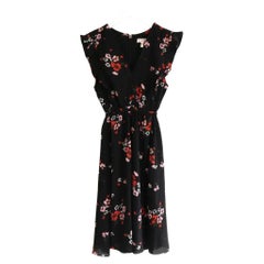 Abecca Taylor - Marguerite - Robe de thé en soie mélangée à imprimé floral