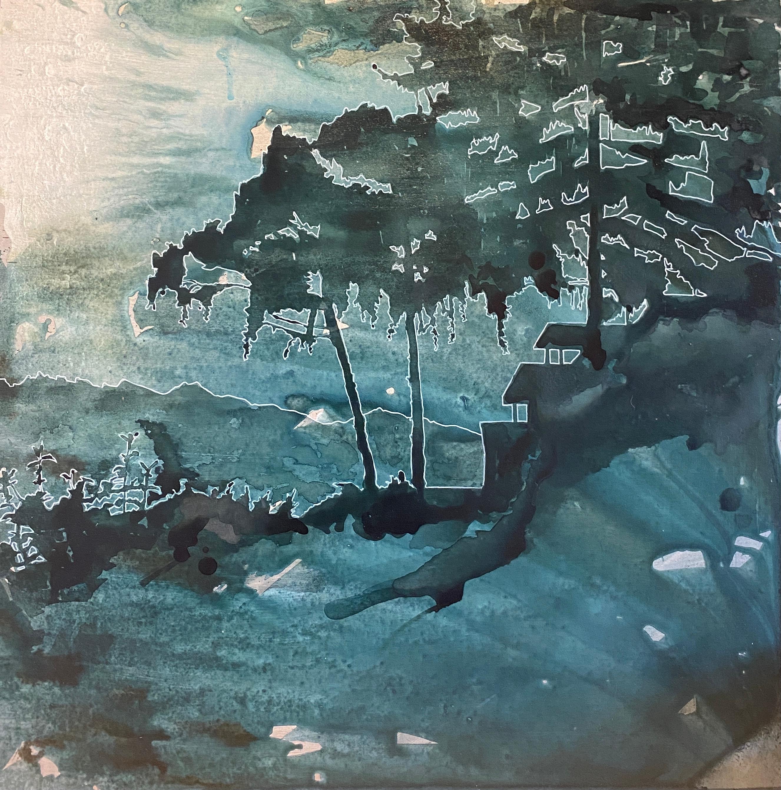High View, Rebecca Tucker, Original Landschaftsgemälde, Zeitgenössische Kunst im Angebot 6
