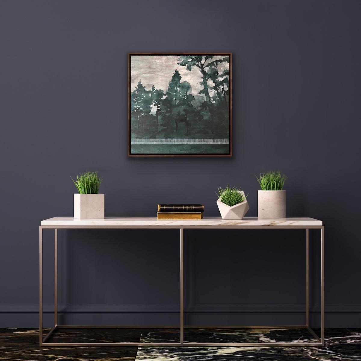 Wood for Trees & After the Rain, Dittico, Rebecca Tucker, Originale, paesaggio in vendita 3