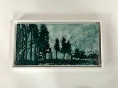 Silhouette, Landscape, Tree, Seascape, Contemporary style