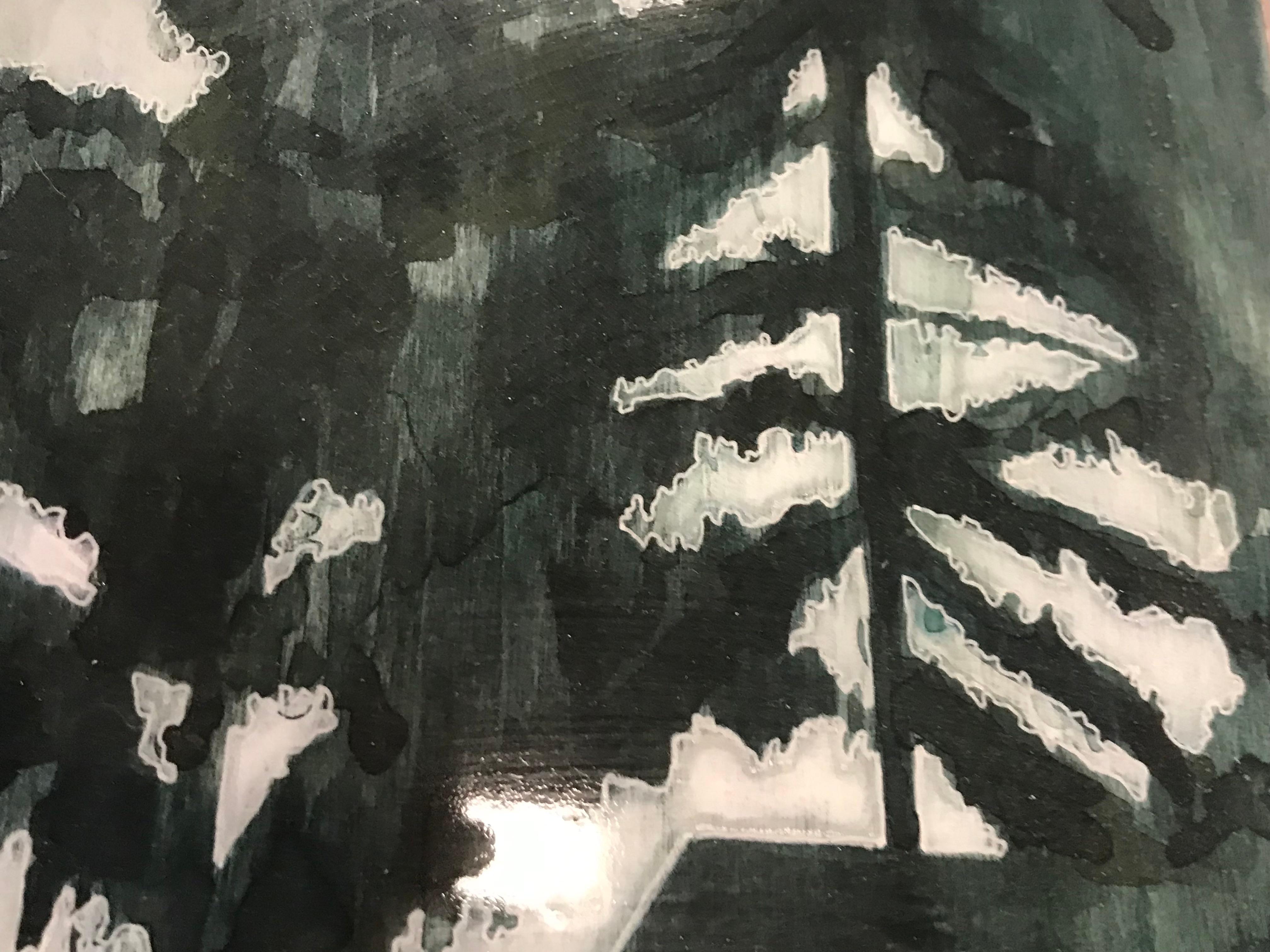 Silver View, Paesaggio, Albero, Paesaggio marino, Stile contemporaneo in vendita 2