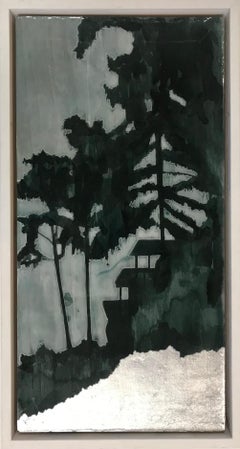 Silver View, Landschaft, Baum, Seelandschaft, Contemporary Stil 