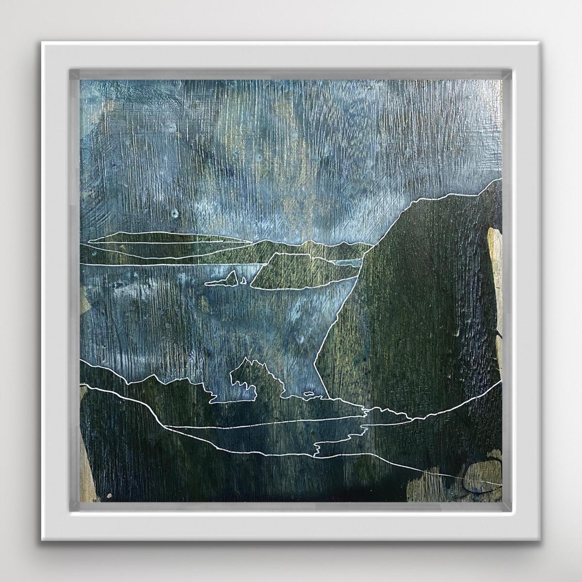 The Loch, Scottish Landscape Painting, Loch Art, Miniature Paintings of Scotland For Sale 2