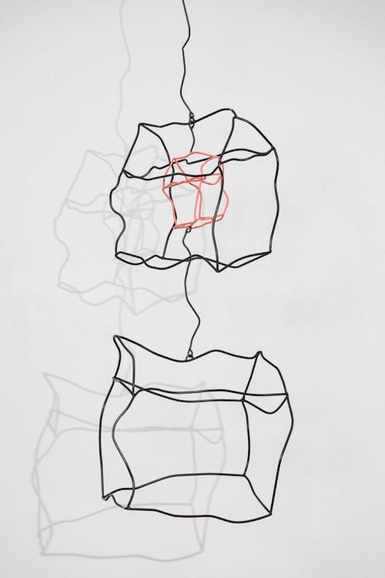Rebecca Welz Figurative Sculpture - 3 Houses