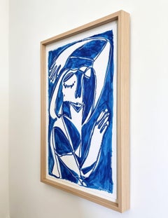 Foundational Series Studio Archive No. 322 Bold Original Blue Abstract