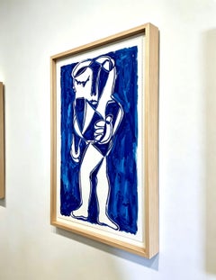 Reihe „Foundational“ – Studio-Archiv Nr. 325, weibliche Figur aus der Blauen Periode